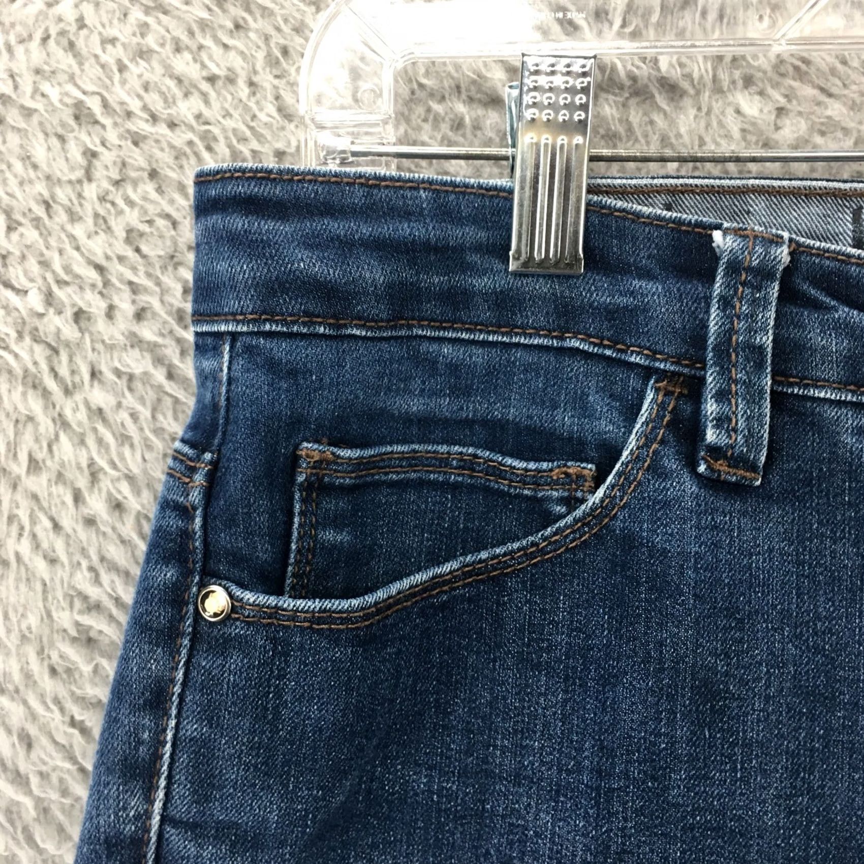 Calvin Klein Calvin Klein Bootcut Jeans Womens 30/10 Blue Denim Mid Rise Zip Jeans Mens? Size 30" / US 8 / IT 44 - 3 Thumbnail