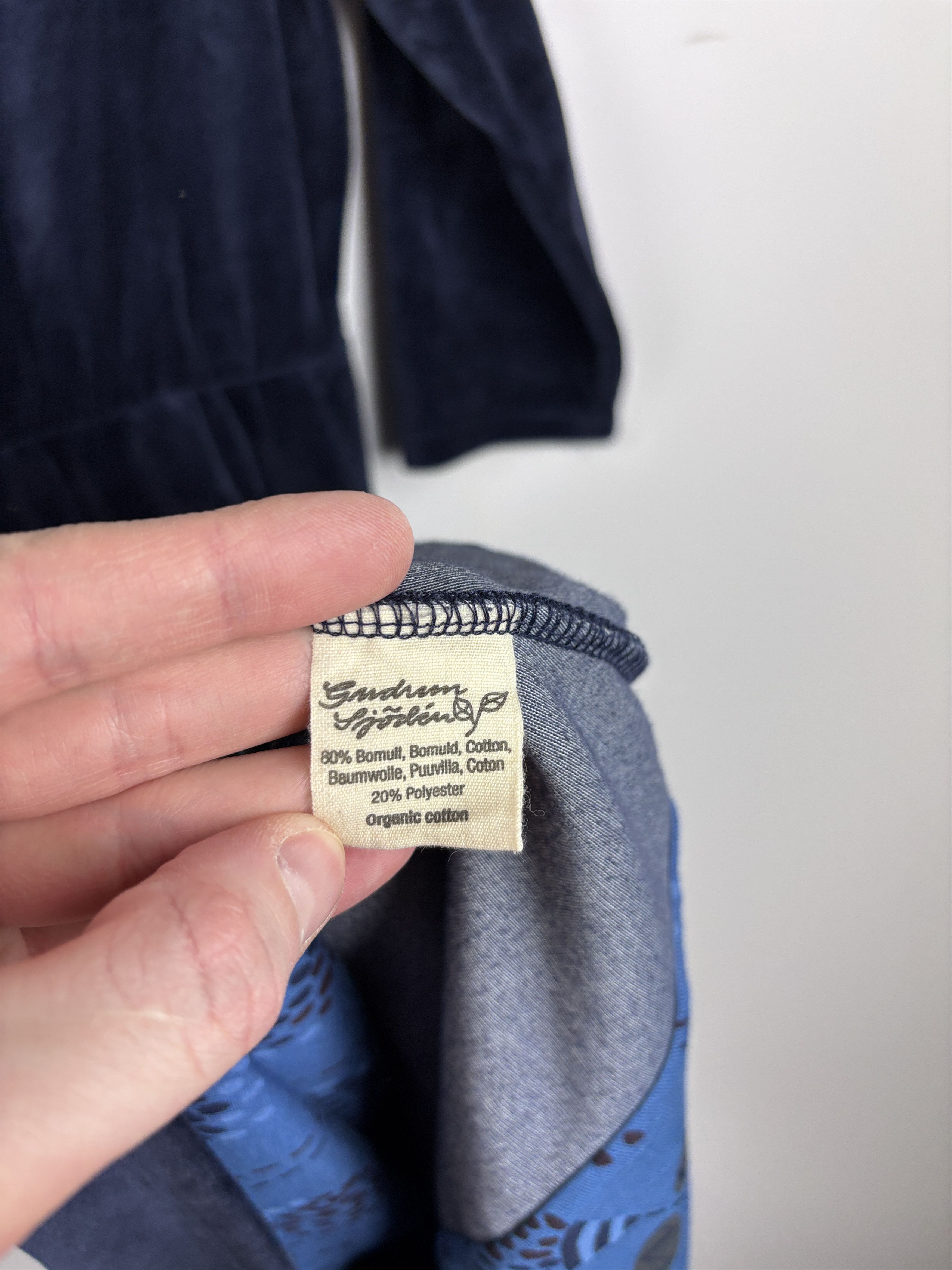 Gudrun Sjoden Gudrun Sjoden Velour Dress Blue Size S Size S / US 4 / IT 40 - 10 Thumbnail