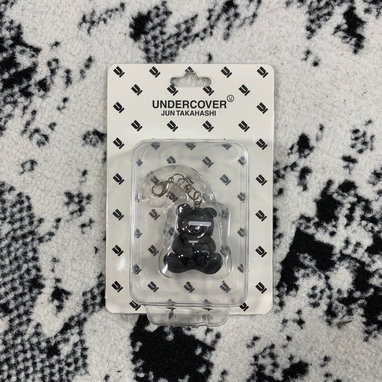 image of Jun Takahashi x Medicom Toy Undercover X Medicom Toy Bear Keychain ‘ Black, Men's