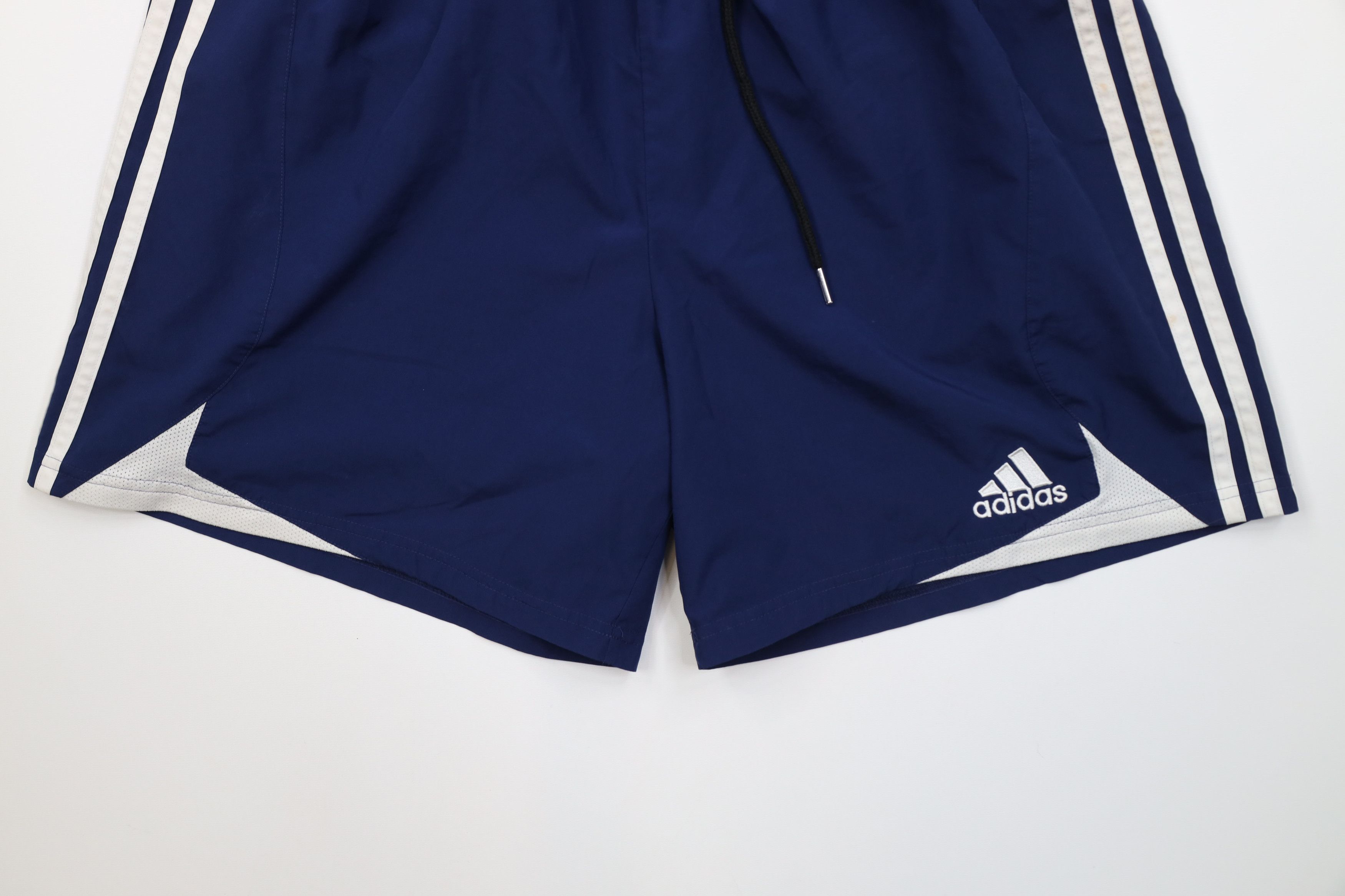 Adidas Vintage Y2K 2005 Adidas Running Jogging Soccer Shorts Blue Size US 34 / EU 50 - 4 Thumbnail
