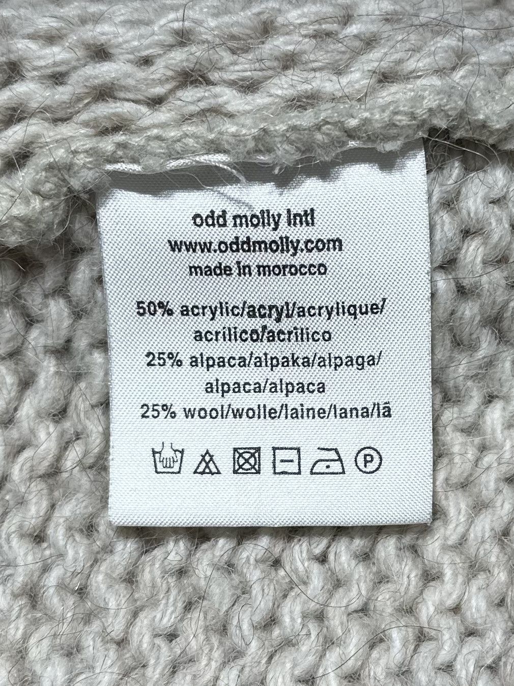 Other Odd Molly 528 Big Cardigan Sweater Alpaca Wool Size 1 Size S / US 4 / IT 40 - 7 Thumbnail