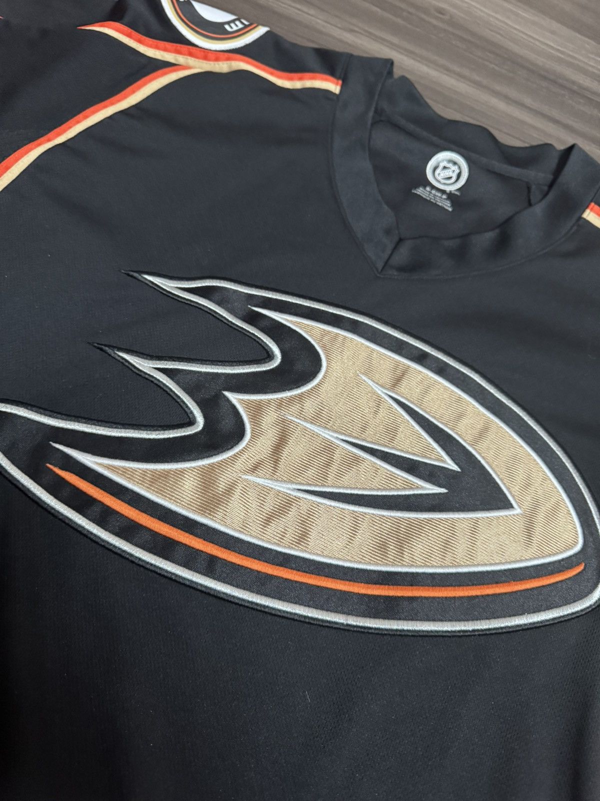 NHL NHL Team Apparel Anaheim Ducks Black Home Hockey Jersey Size US S / EU 44-46 / 1 - 3 Thumbnail