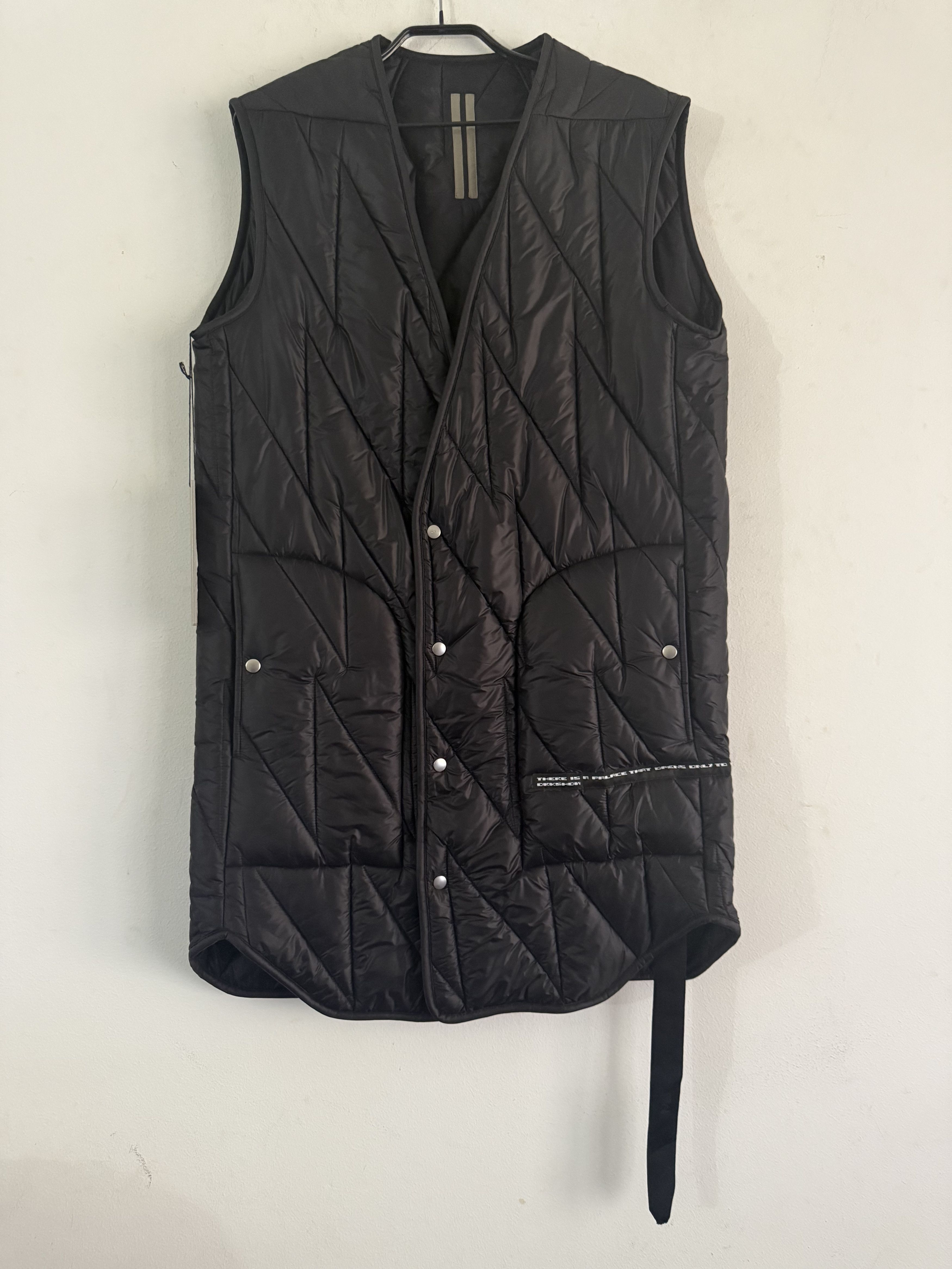 Rick Owens Drkshdw Rick Owens Quilted Puffer Vest Size US S / EU 44-46 / 1 - 8 Thumbnail