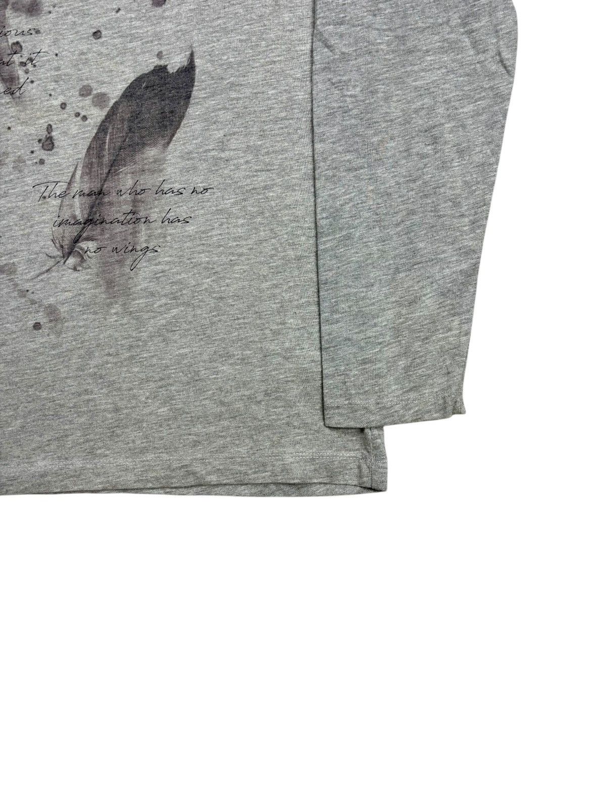 KMRii 2000s Nicole Club - Vkei Style Feather V Neck Longsleeve Size US M / EU 48-50 / 2 - 3 Thumbnail