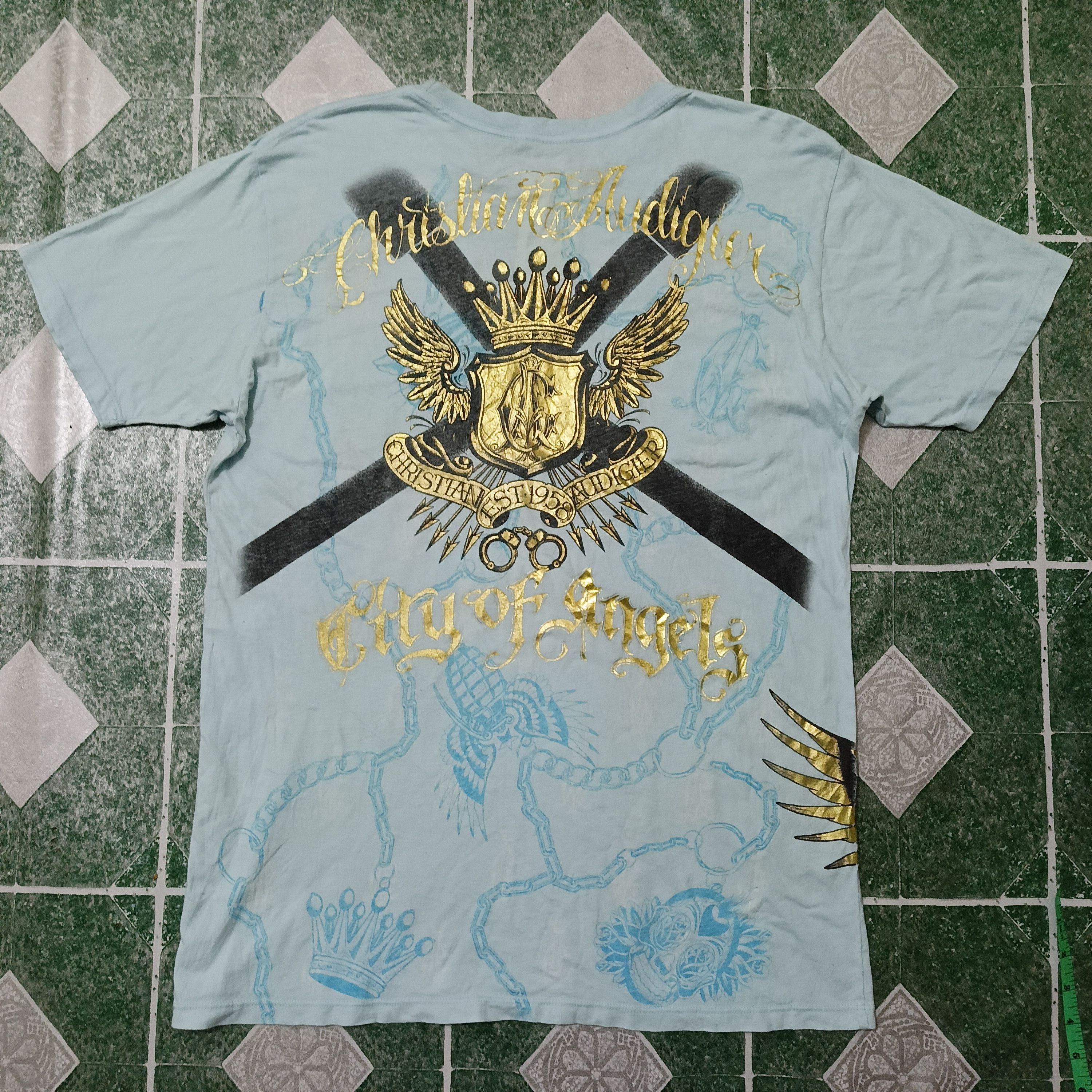 Christian Audigier Rare!!! Christian audigier city of angels Size US L / EU 52-54 / 3 - 2 Thumbnail