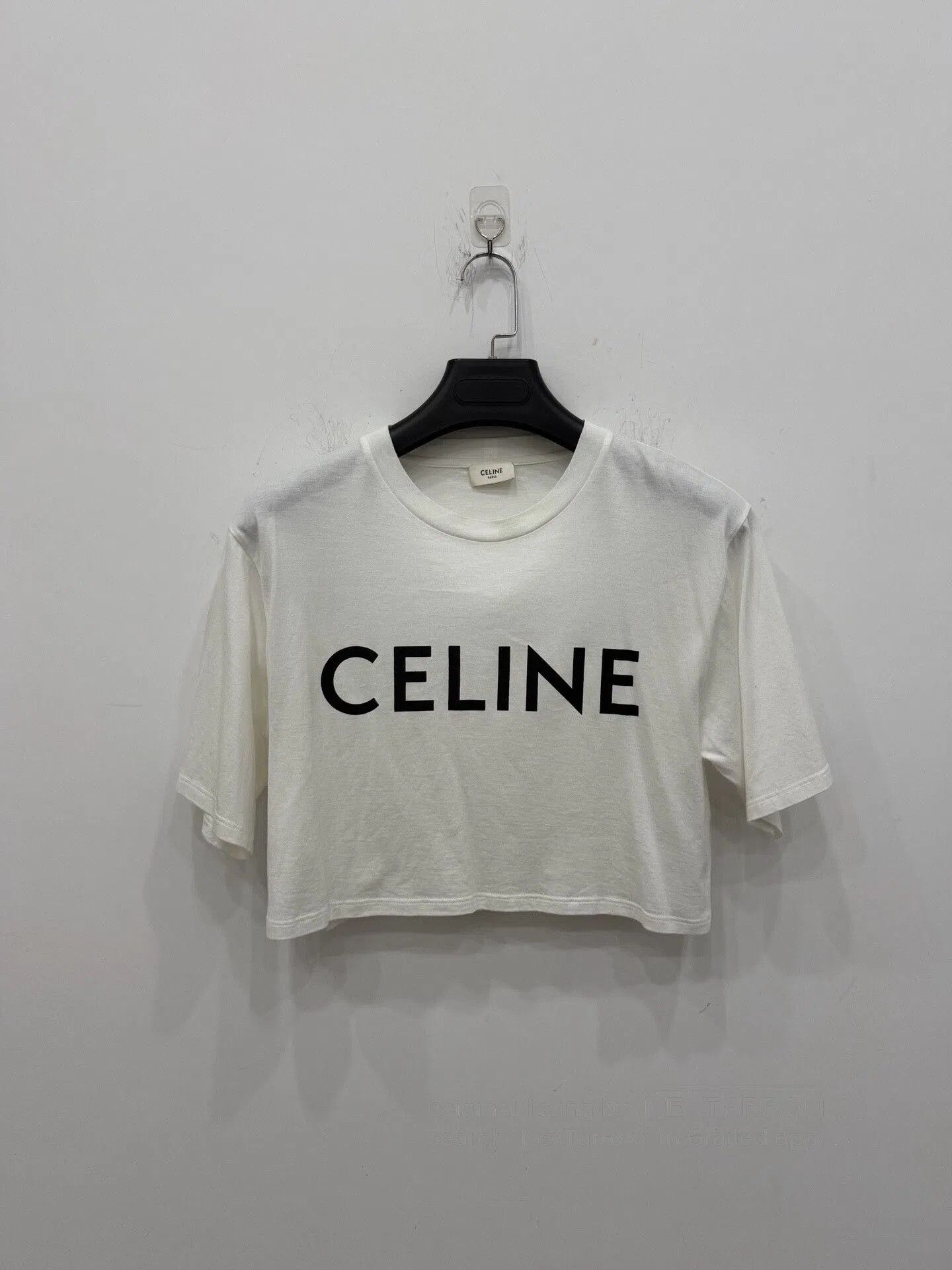 Celine Celine Letter Logo Cropped Short. Size XS / US 0-2 / IT 36-38 - 1 Thumbnail