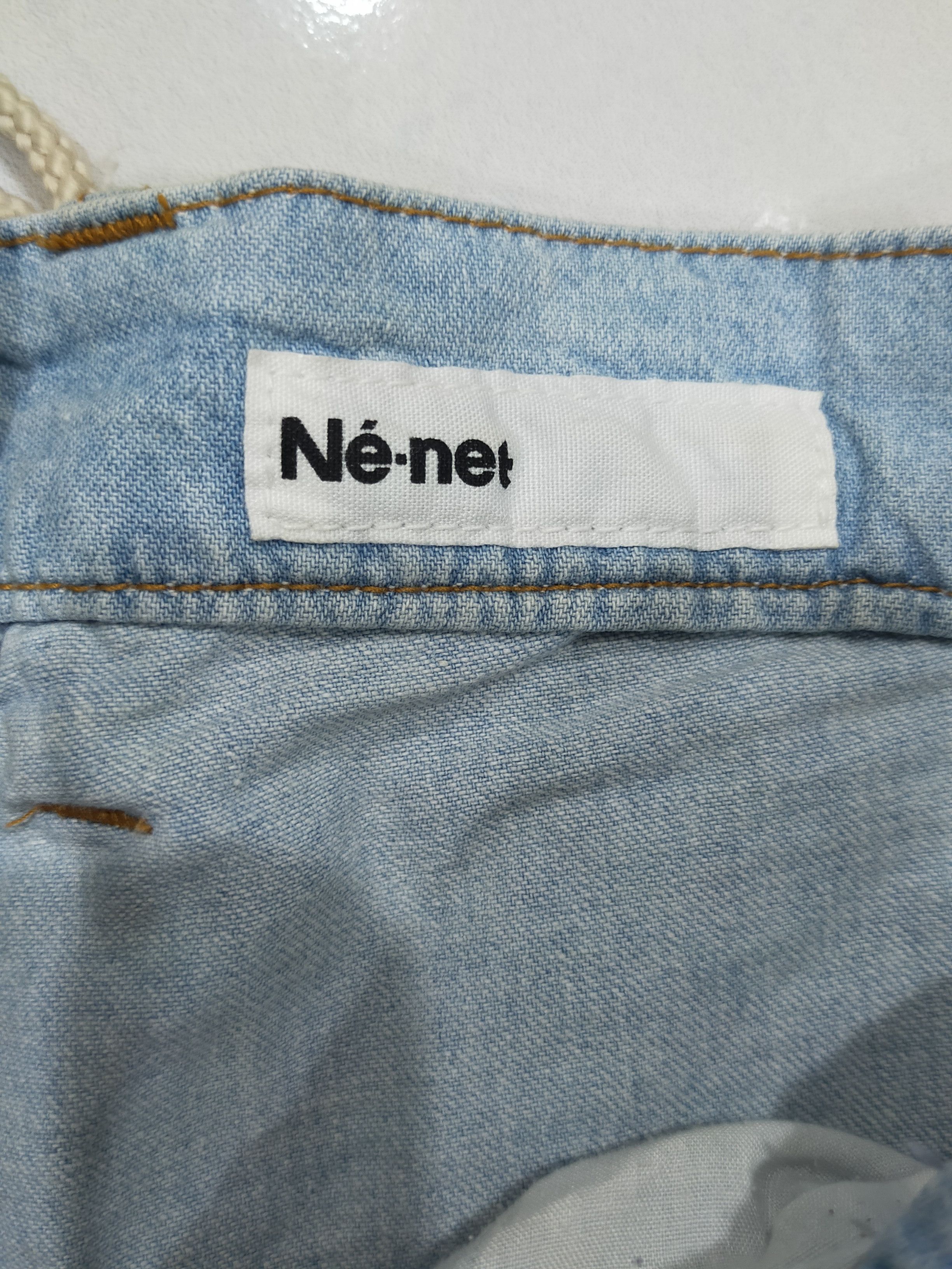 Issey Miyake × Ne-Net × Vintage 🔥NICE !! NE-NET ISSEY MIYAKE BAGGY DENIM PANT WOMEN Size 30" / US 8 / IT 44 - 4 Thumbnail