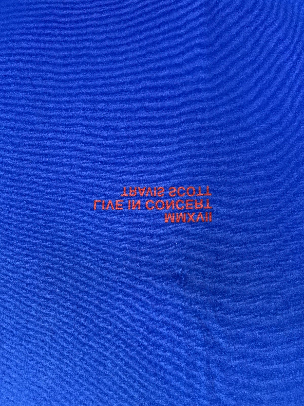 Travis Scott Travis Scott Birds Eye View Tour 2017 Official Tee XL Blue Size US XL / EU 56 / 4 - 2 Thumbnail