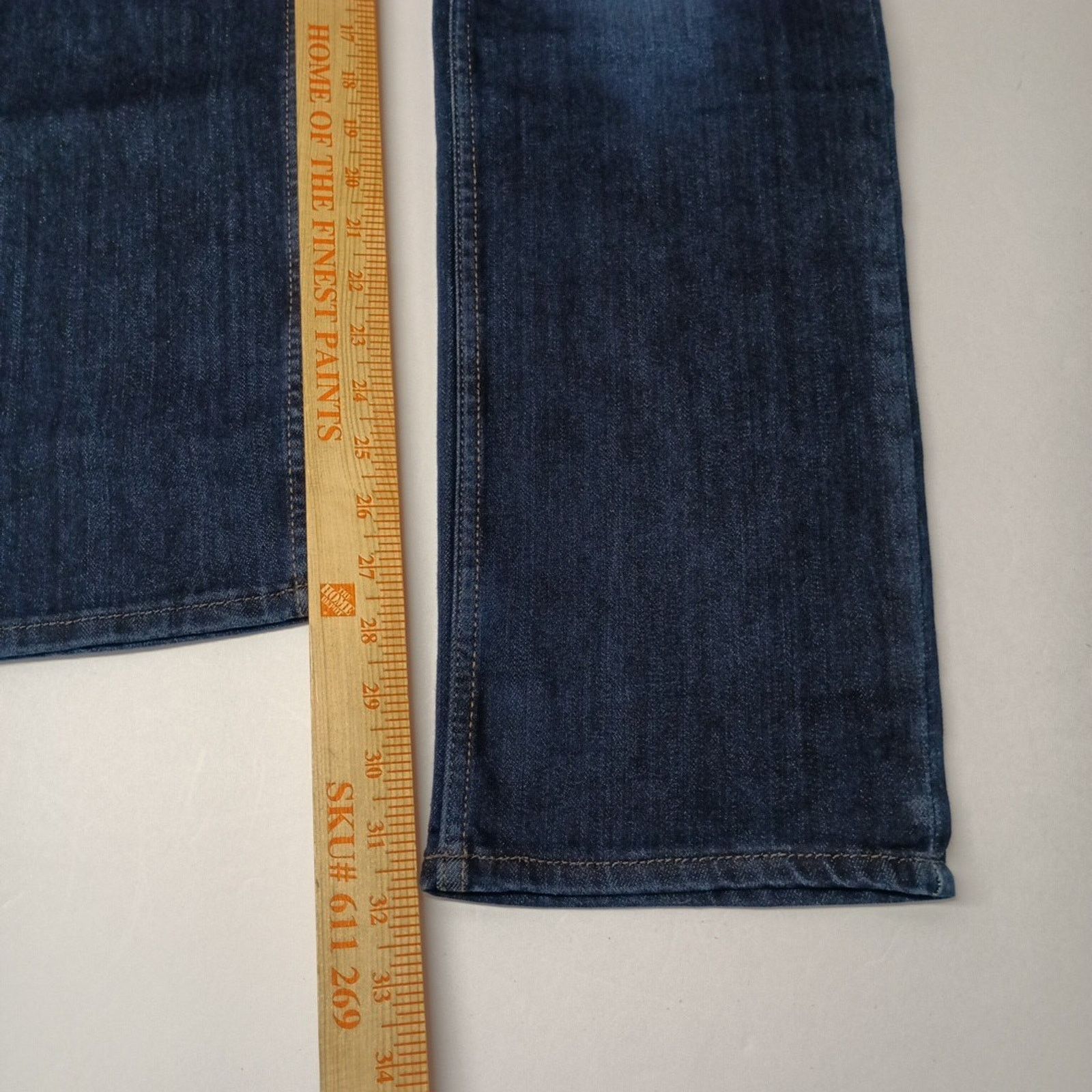 Lee Lee Straight Leg Jeans Women's 12 Long Size 32x32 Blue Size 34" / US 12 / IT 48 - 4 Thumbnail