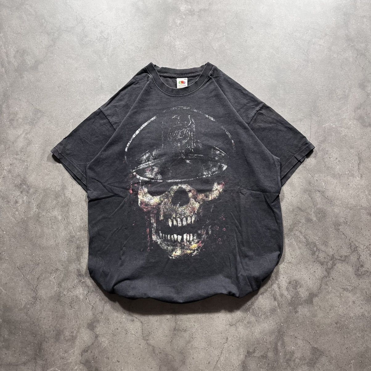 Vintage Vintage 00s Slayer sun faded rock metal band tshirt tee Size US L / EU 52-54 / 3 - 1 Thumbnail