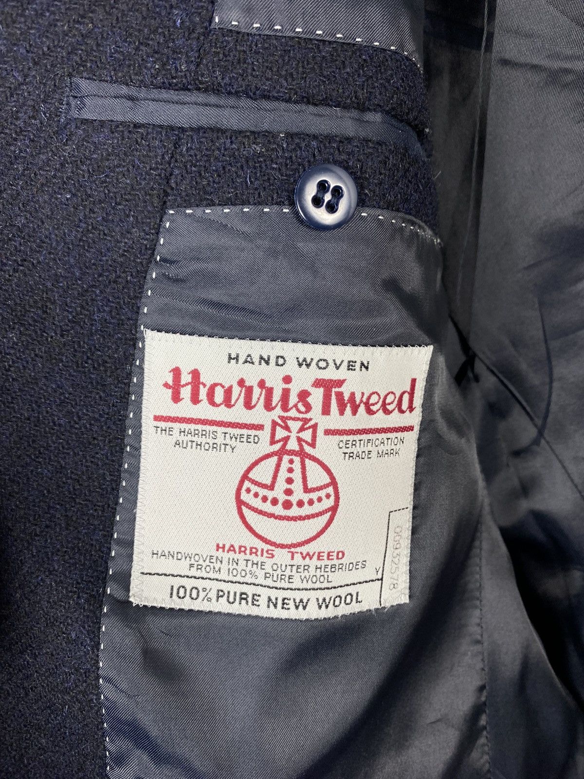 Harris Tweed Rare‼️ Le Chic Hand Woven Harris Tweet Wool Coat Size US M / EU 48-50 / 2 - 4 Thumbnail