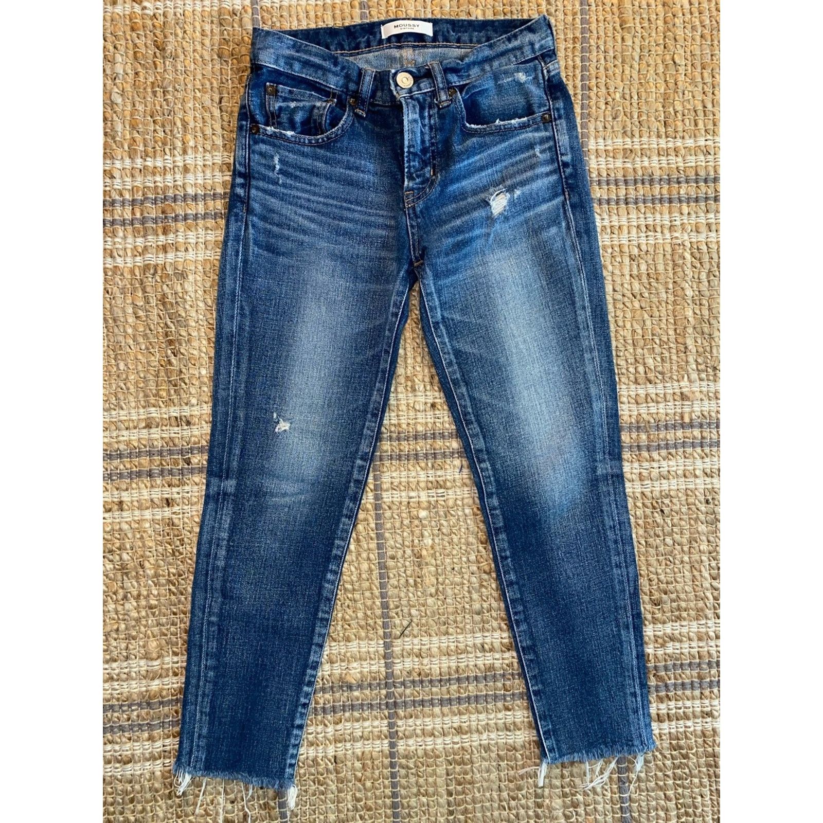 MOUSSY MOUSSY $350 Prichard Skinny Jean 24” EUC Size 24" / US 00 / IT 34 - 1 Thumbnail
