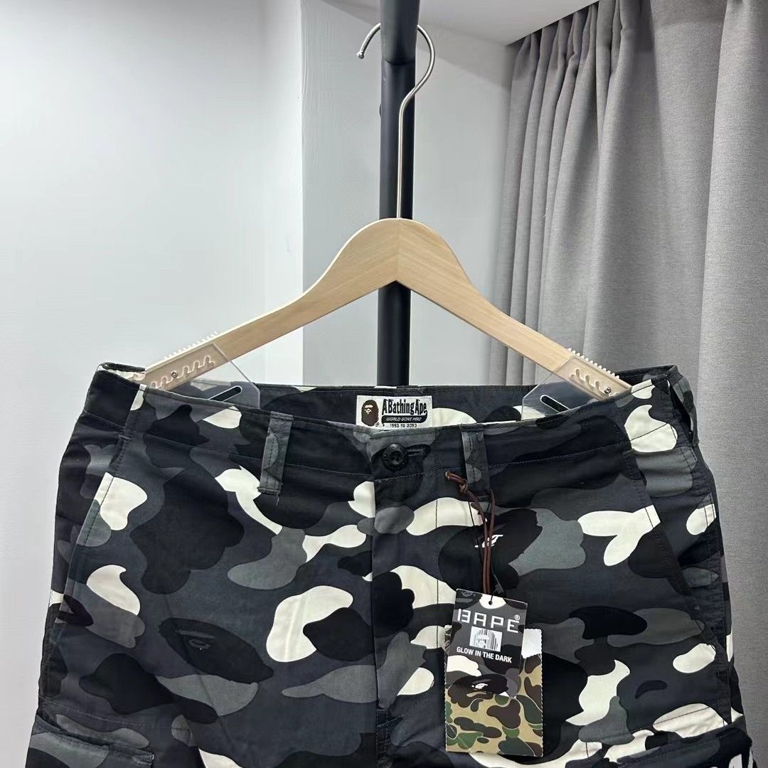 Bape LUMINOUS CAMO SHORTS Size US 33 - 2 Thumbnail