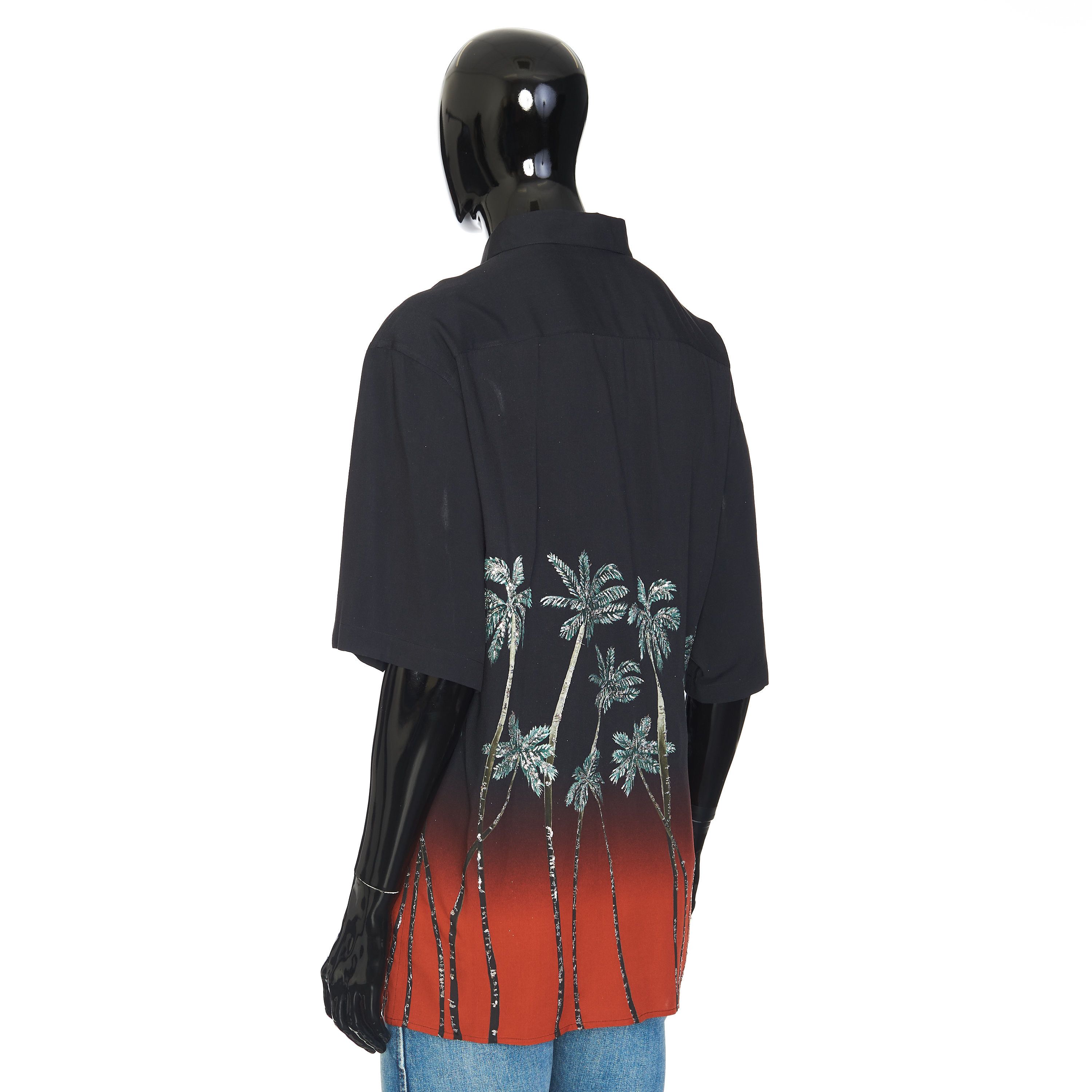 Celine Oversized Embroidered Shirt With Sunset Palm Trees Print Size US L / EU 52-54 / 3 - 4 Thumbnail