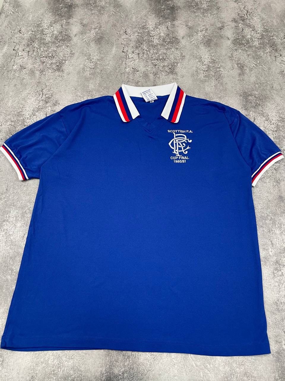 Other Score Draw Rangers FC 1980/81 Retro Football Shirt Blue Size US L / EU 52-54 / 3 - 1 Thumbnail