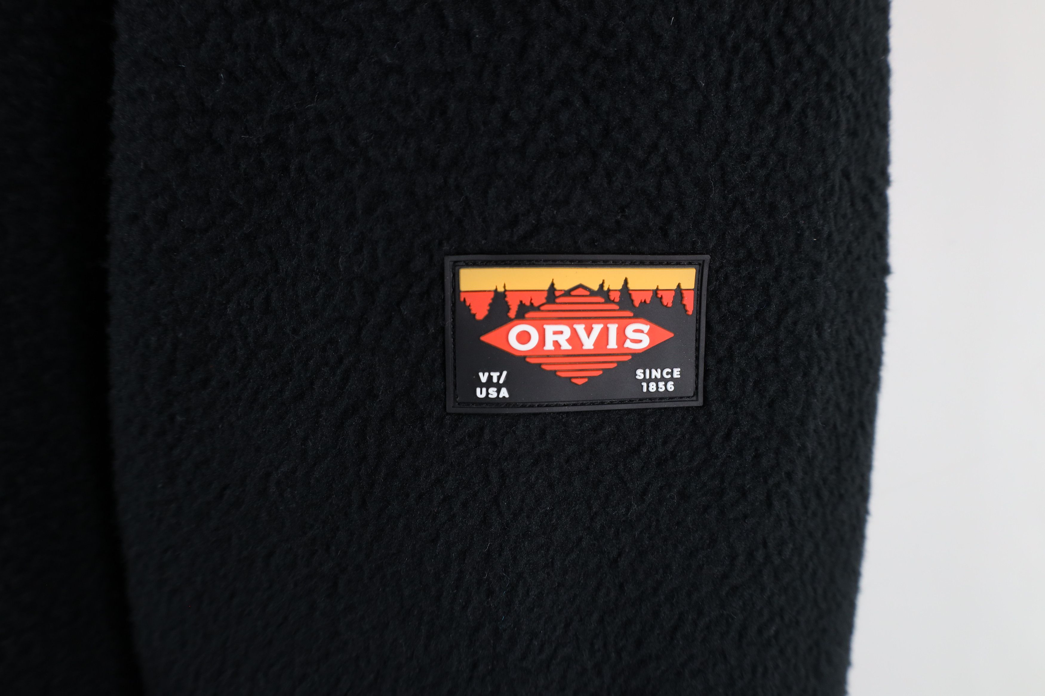 Orvis × Vintage New Orvis Spell Out Deep Pile Fleece Full Zip Jacket Black Size US XXL / EU 58 / 5 - 4 Thumbnail