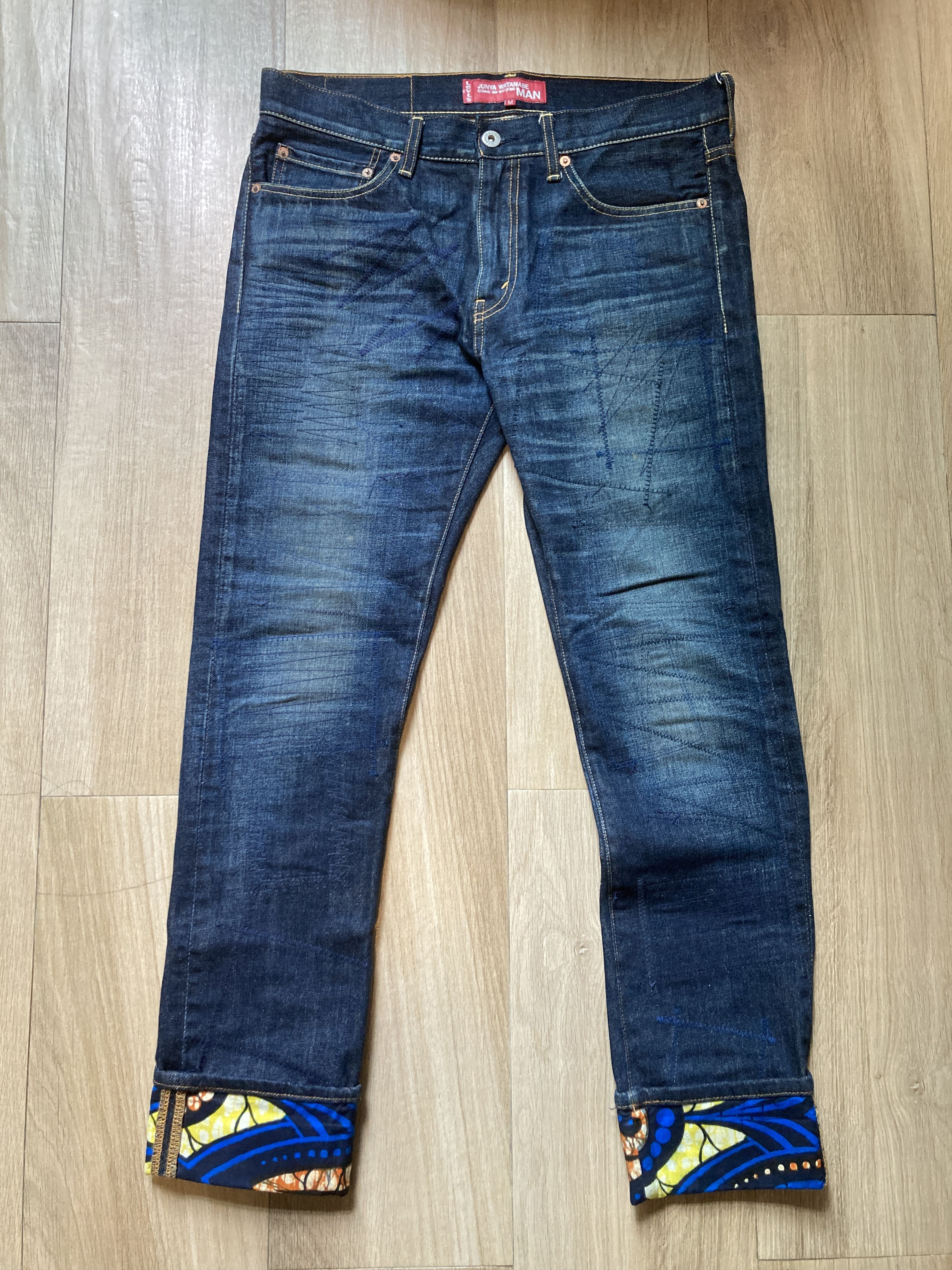 Junya Watanabe × Levi's Junya Watanabe Comme des Garcons X Levi's Patched Cuffs Jean Size US 32 / EU 48 - 6 Thumbnail