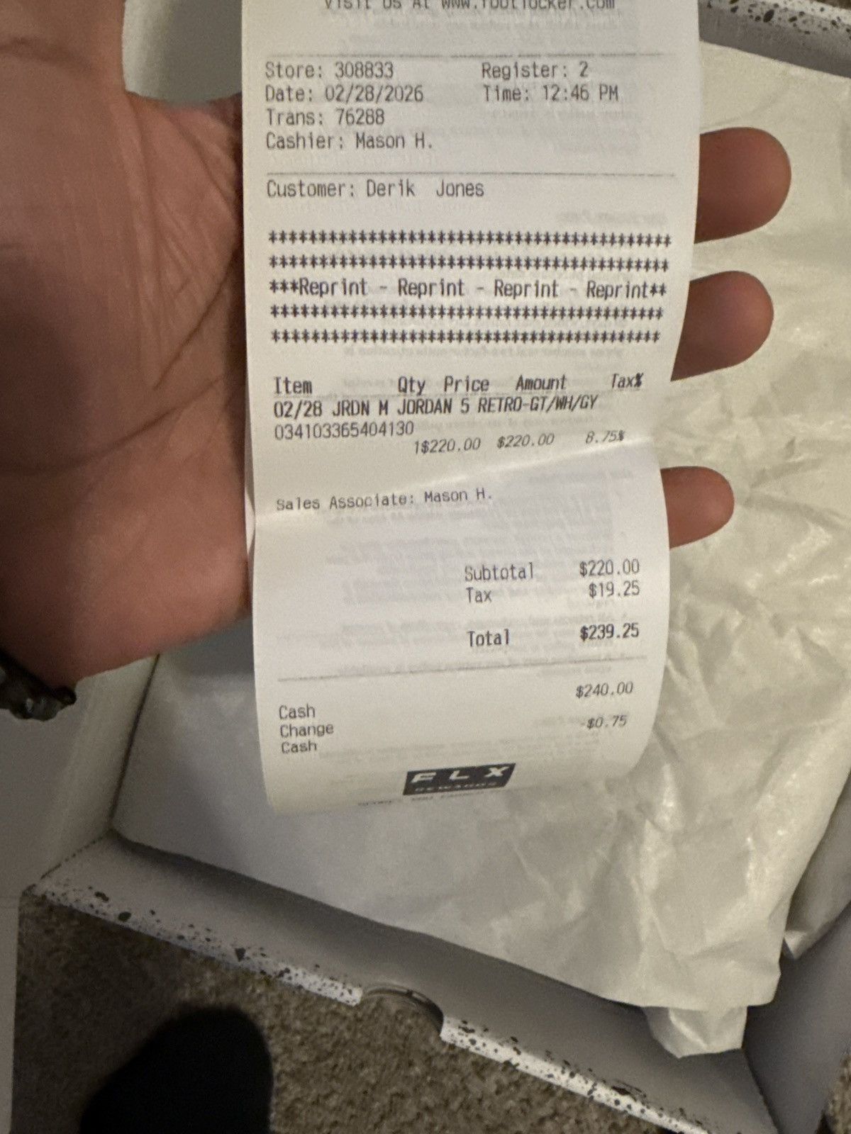 Jordan Brand WOLF GREY 5’S Size US 13 / EU 46 - 9 Thumbnail
