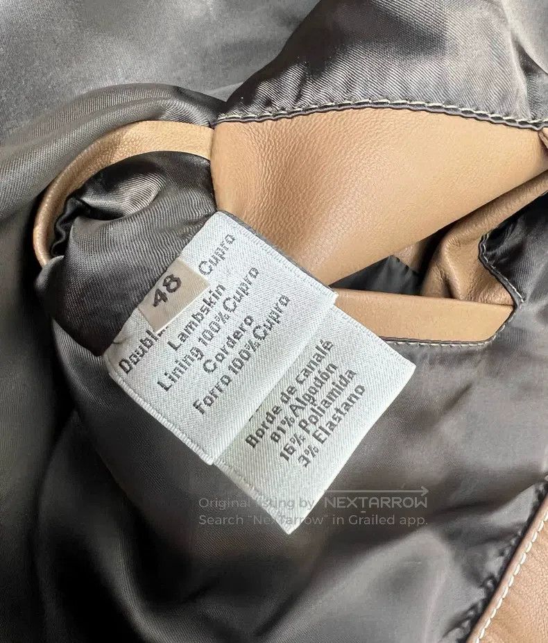 Hermes Hermes Knight Leather Jacket, Lamb Fur Size US M / EU 48-50 / 2 - 7 Thumbnail