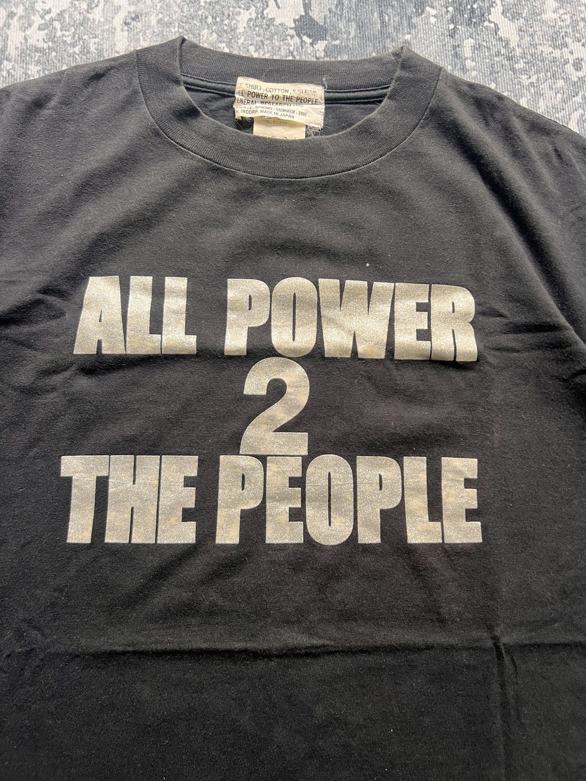 General Research General Research ss02 “All Power To The People” Tshirt Size US L / EU 52-54 / 3 - 3 Thumbnail