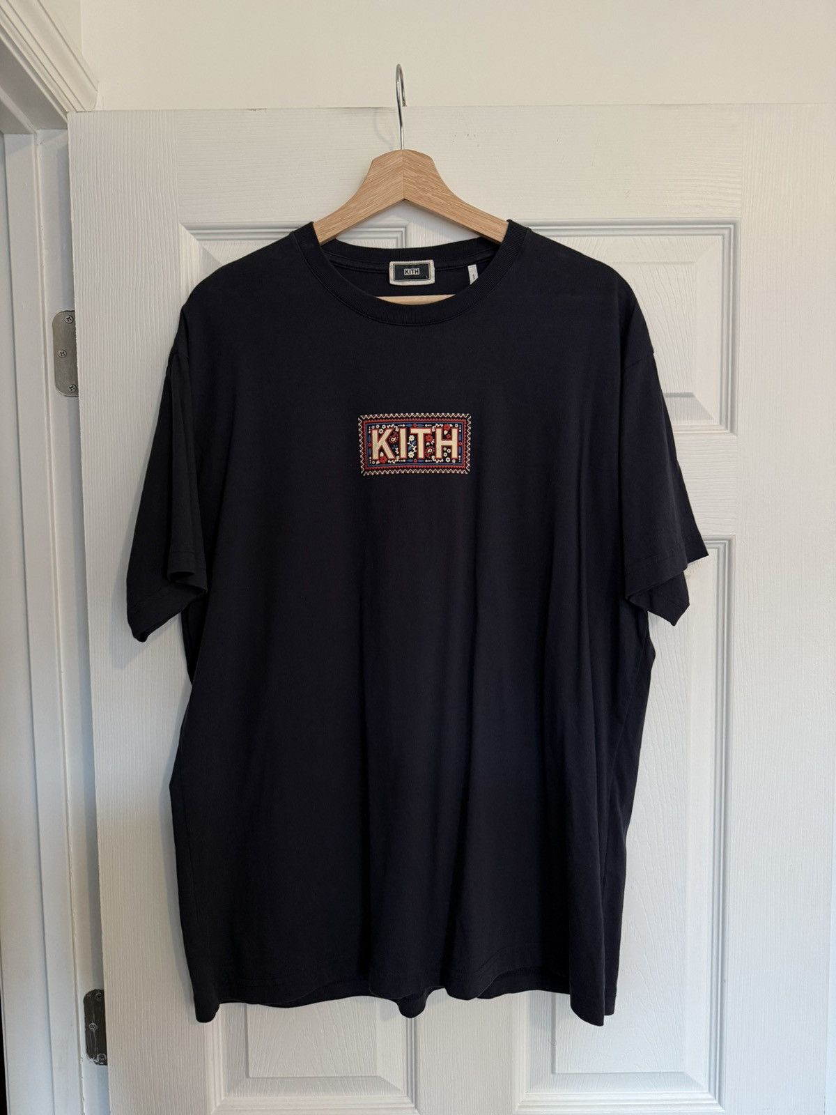 Kith Kith Navy Box Logo - Large Size US L / EU 52-54 / 3 - 1 Thumbnail