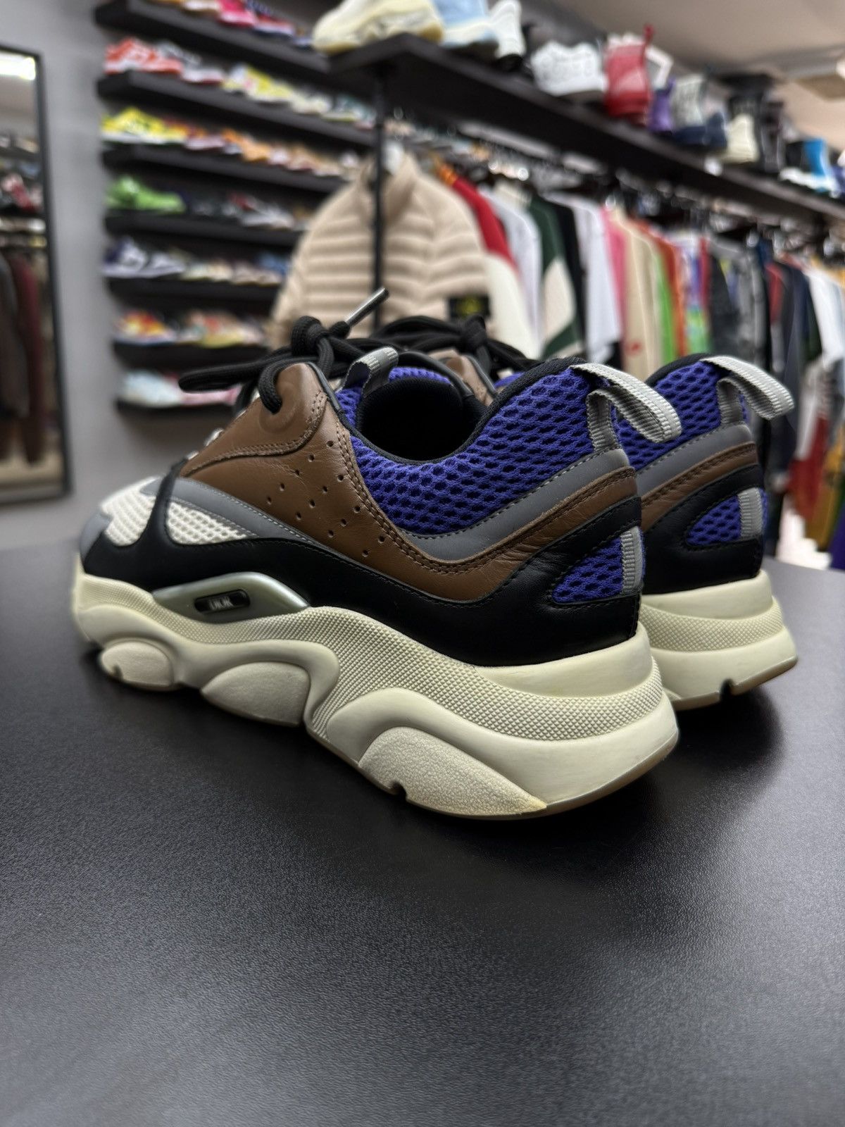 Dior Men’s Dior B22 Runner Brown Blue White Size 43 / 10US Size US 10 / EU 43 - 12 Thumbnail
