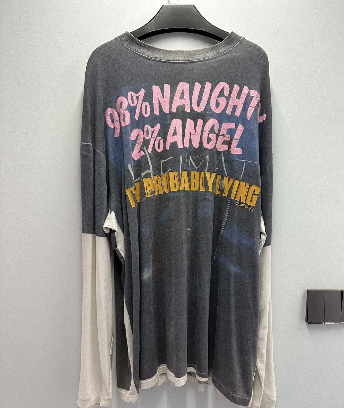 Vetements Vetements FW18 3D Printed Longsleeve Size S / US 4 / IT 40 - 1 Thumbnail