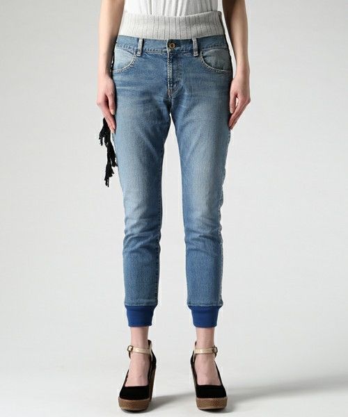 Undercover Fringe Sidezipper jean Size 30" / US 8 / IT 44 - 1 Thumbnail