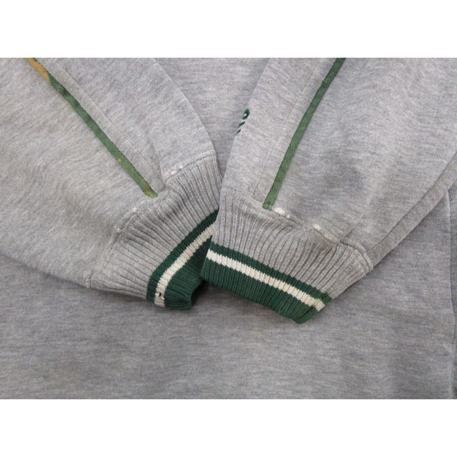 Lee VINTAGE Lee Hoodie Mens L 90s Green Bay Packers NFC Gray Cotton Football Sports Pullover Hooded Size US L / EU 52-54 / 3 - 5 Thumbnail
