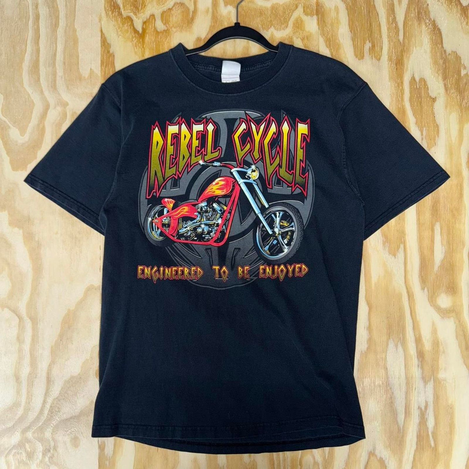 Harley Davidson Large - Vintage y2k rebel cycle biker t-shirt Size US L / EU 52-54 / 3 - 1 Thumbnail