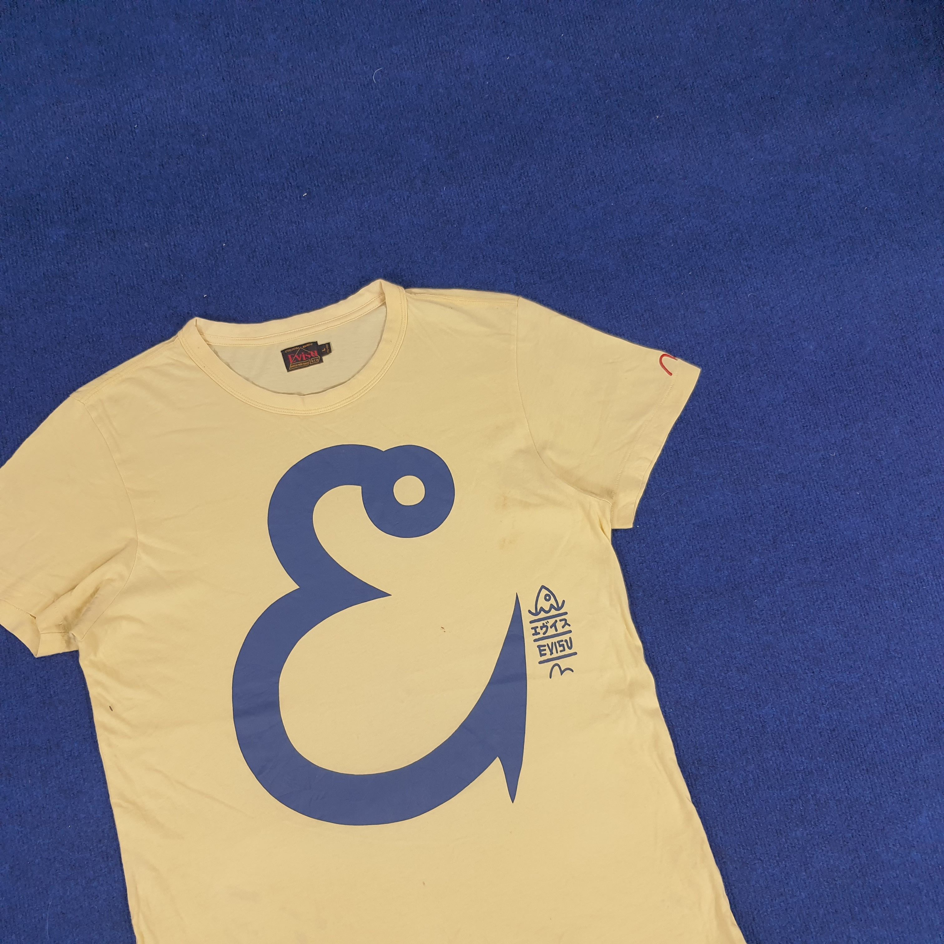 Evisu × Japanese Brand × Vintage Vintage Evisu Japanese Brand T-shirt Size US M / EU 48-50 / 2 - 2 Thumbnail
