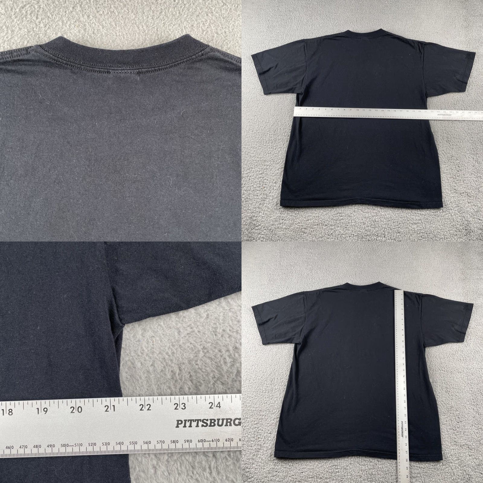 Anvil VINTAGE Anvil T-Shirt Mens XL Black Cotton Crew Neck Short Sleeve 505 EUC Size US XL / EU 56 / 4 - 9 Thumbnail