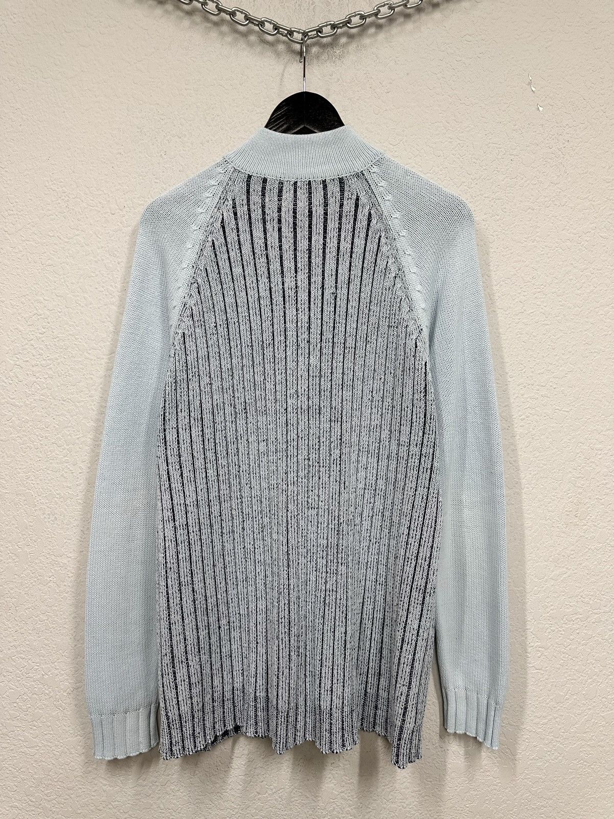 Vintage Diesel Style Sweater Gothic AvantGarde Stripped LGB