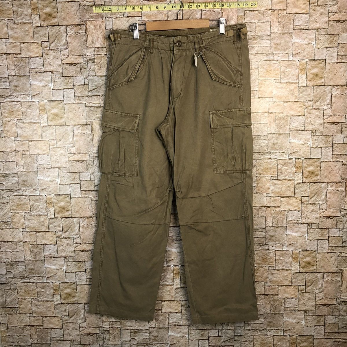 Surplus Research Surplus Brown utility tactical Cargo Multipocket Pants #A322 Size US 32 / EU 48 - 1 Thumbnail