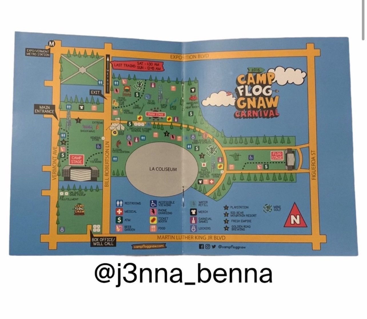 Tyler The Creator 2016 Camp Flog Gnaw Carnival Booklet Size ONE SIZE - 5 Thumbnail