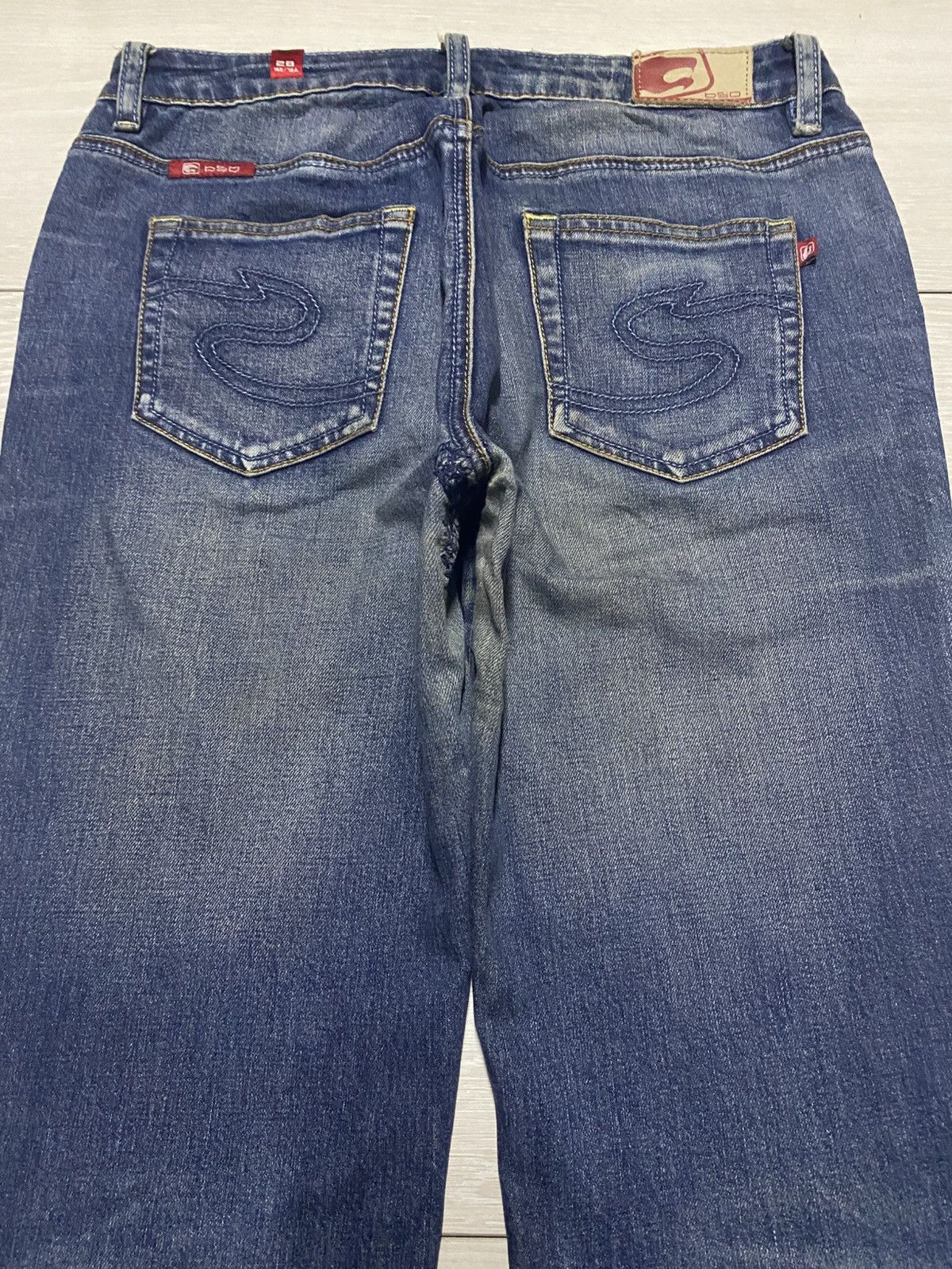 Other Vintage japanese Brand BSO Faded Wash Bootcut Flare Jeans Size US 28 / EU 44 - 4 Thumbnail