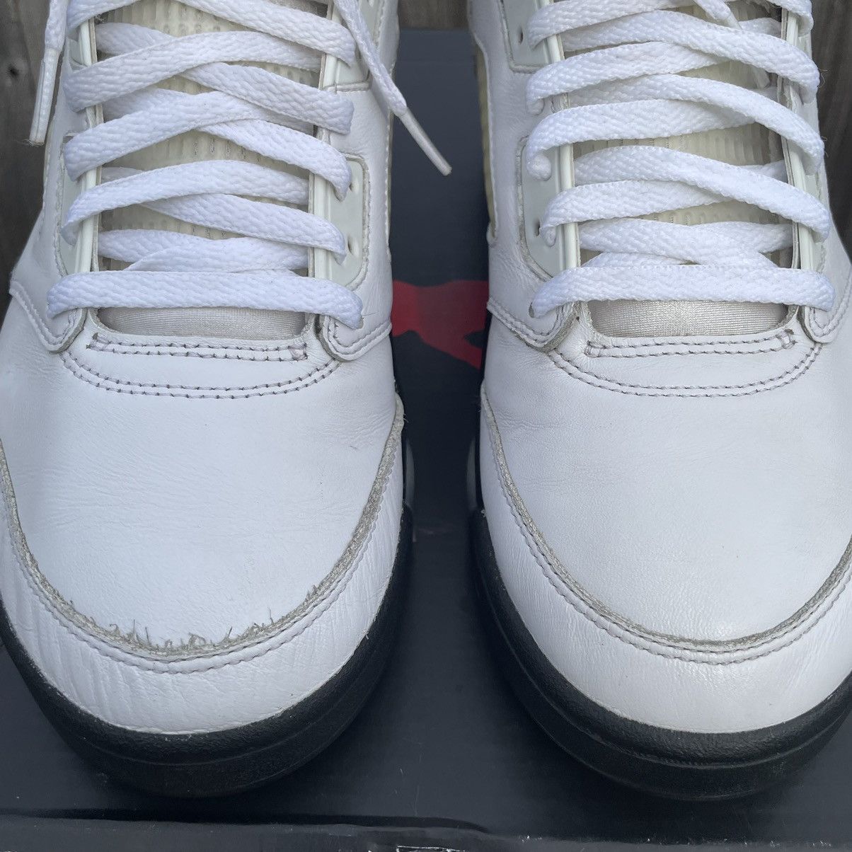 Jordan Brand × Nike Nike air Jordan 5 Fire Red size 9.5 2020 Size US 9.5 / EU 42-43 - 3 Thumbnail