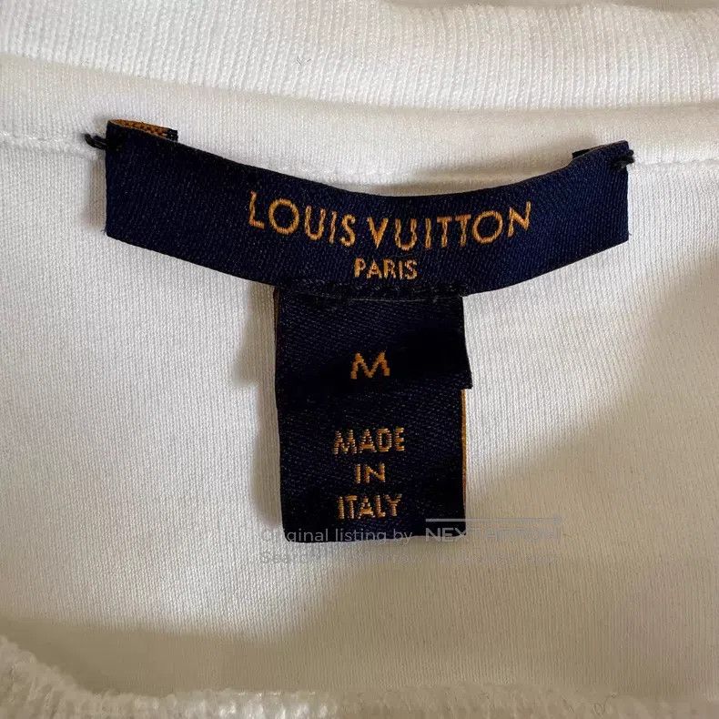 Louis Vuitton Louis Vuitton White logo short sleeve Size US M / EU 48-50 / 2 - 5 Thumbnail