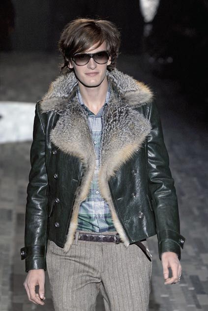 Gucci F/W 2007 RUNWAY FOX FUR LEATHER JACKET Size US M / EU 48-50 / 2 - 1 Thumbnail