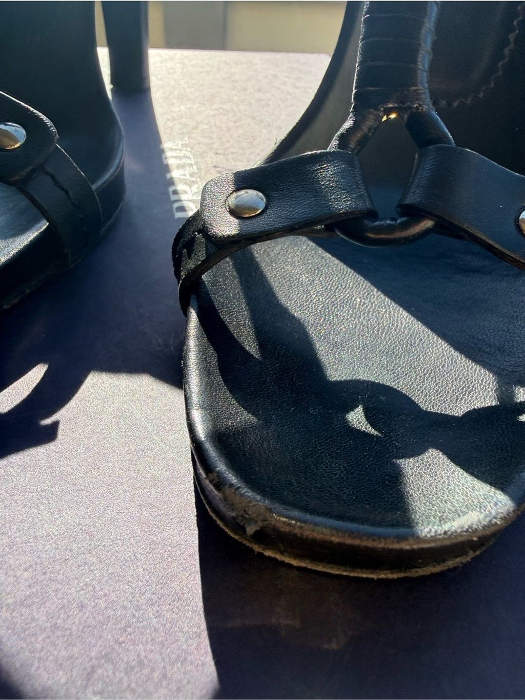 Prada Prada harness leather heels Size US 7 / IT 37 - 10 Thumbnail