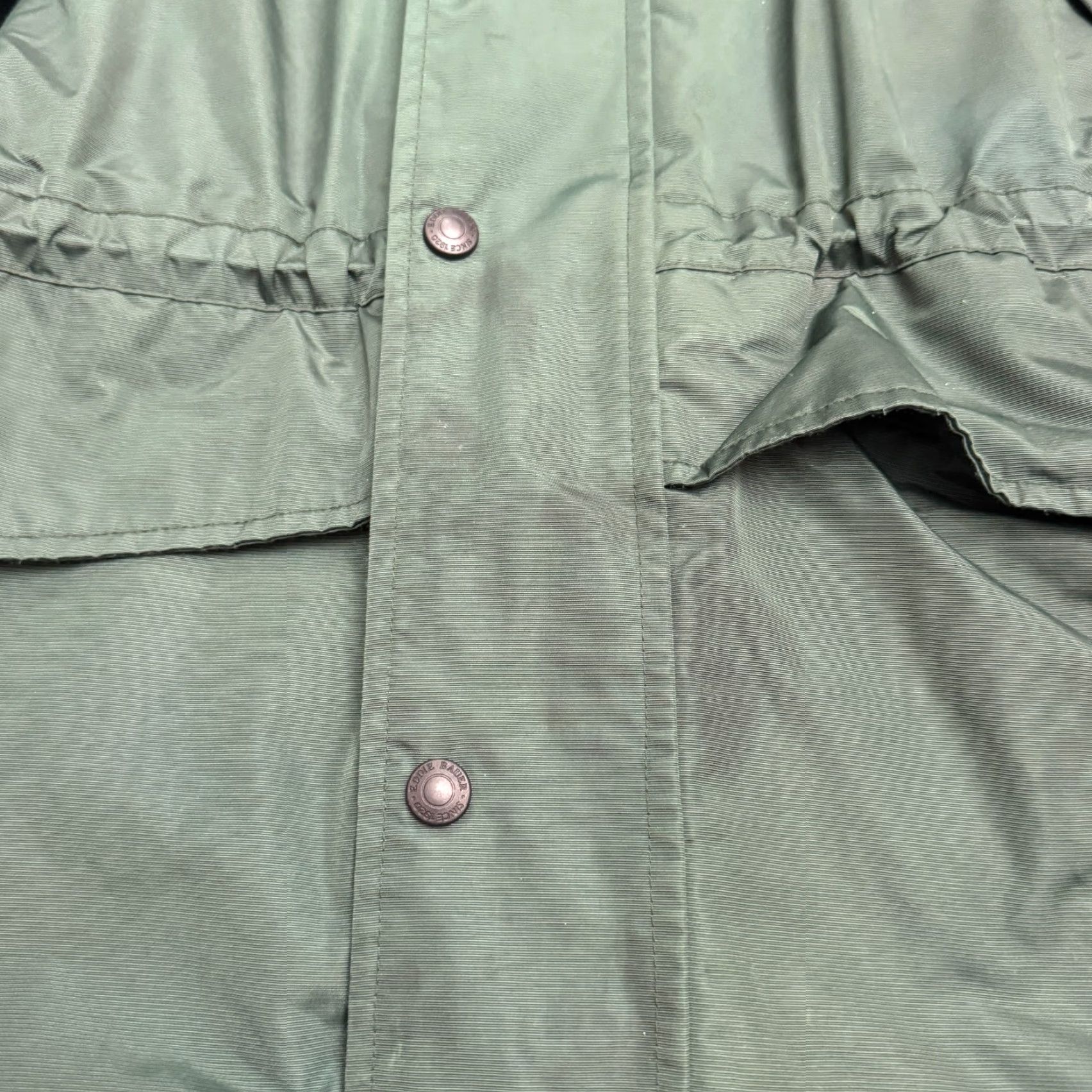 Eddie Bauer VINTAGE Eddie Bauer Parka Jacket Hoodie Mens M Green Nylon Outdoor 90s Size US M / EU 48-50 / 2 - 6 Thumbnail
