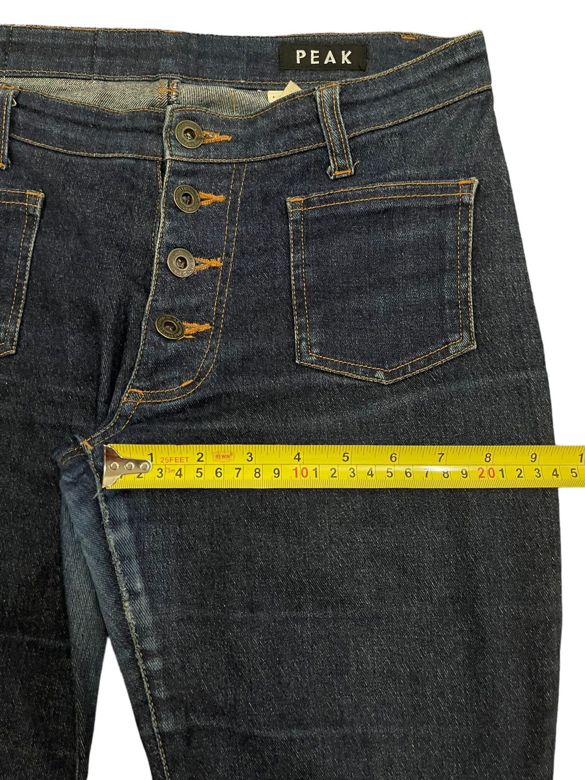 If Six Was Nine Vintage Japanese Brand Bell Bottom Style Flare Jeans Size US 30 / EU 46 - 11 Thumbnail