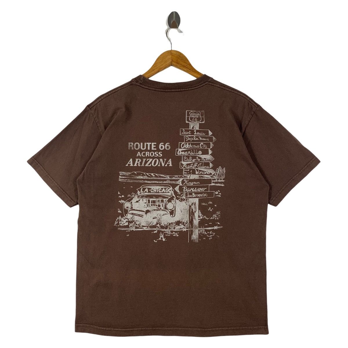 Sugar Cane × Toyo Enterprises × Vintage Vintage CHESWICK sugar cane route 66 printed tee Size US L / EU 52-54 / 3 - 1 Thumbnail