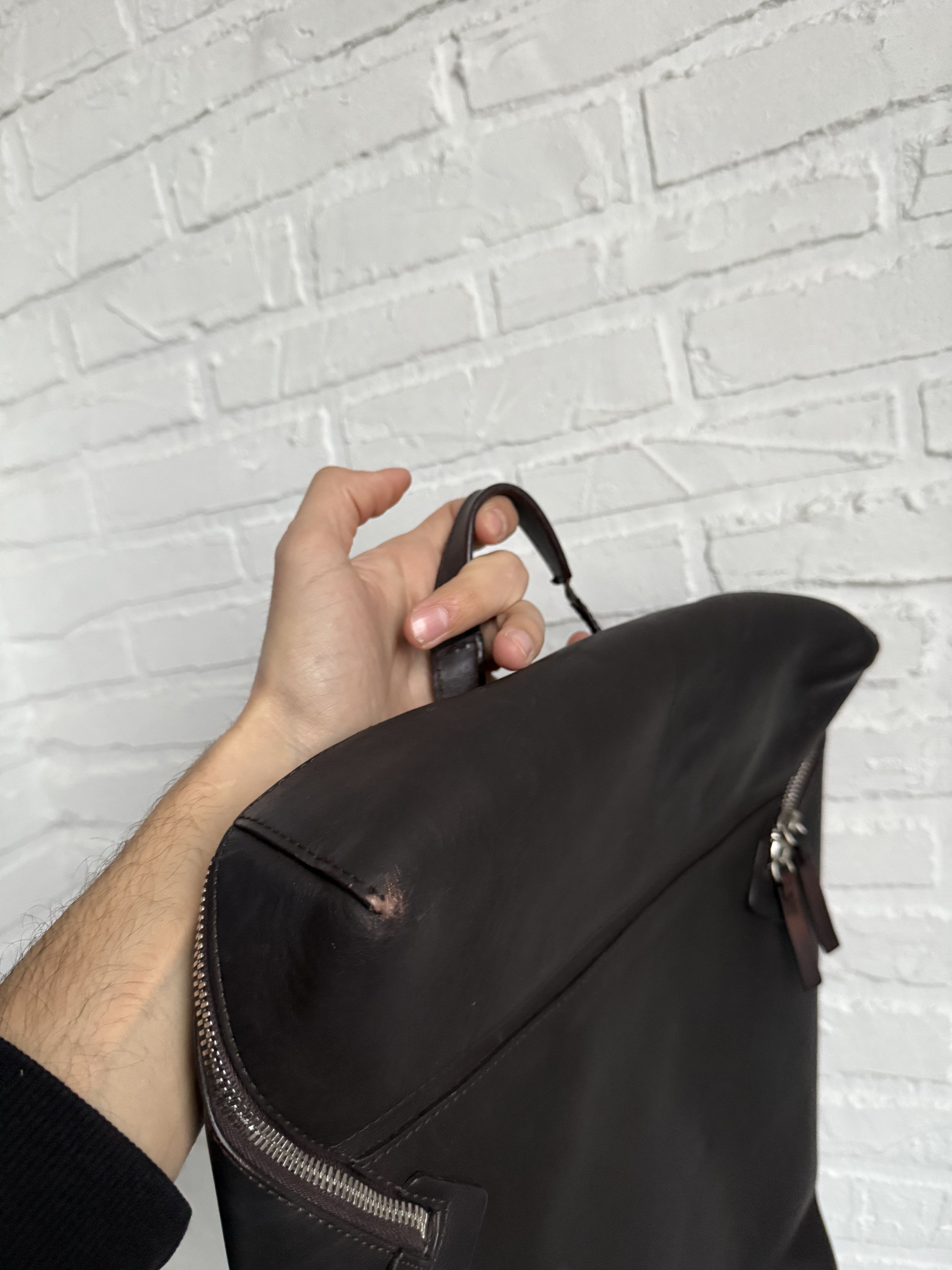 Other Avantgarde Bonastre Leather brown Backpack Hand made Size ONE SIZE - 11 Thumbnail