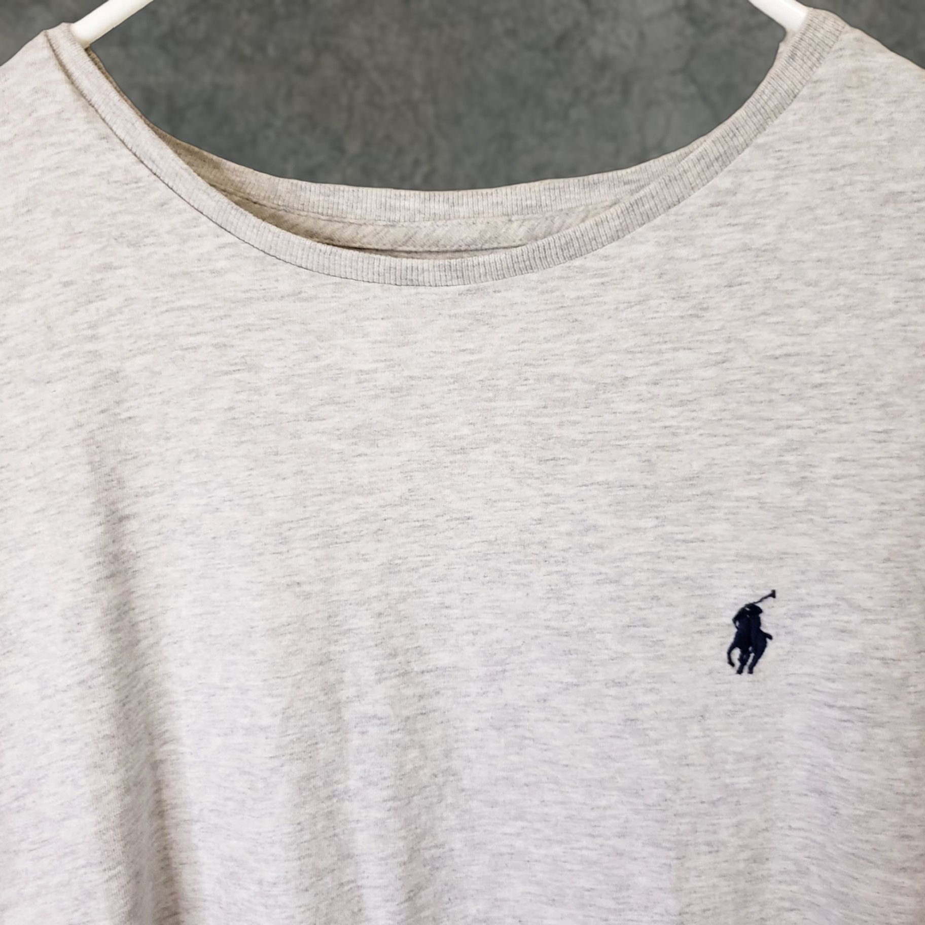 Polo Ralph Lauren Polo Ralph Lauren T-Shirt Mens XL Gray Blue Pony Short Sleeve Crew Neck Casual Size US XL / EU 56 / 4 - 1 Thumbnail