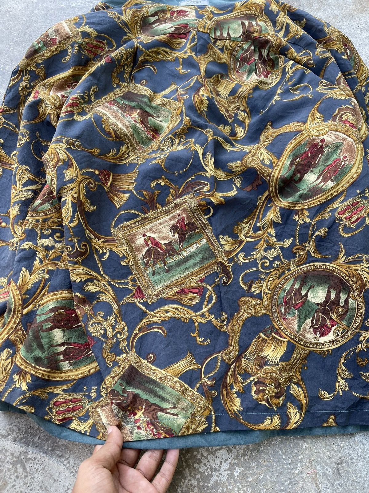 Camel × Vintage 🔥Vintage Camel "Art" Single Button Jacket Hermes Style Size L / US 10 / IT 46 - 11 Thumbnail