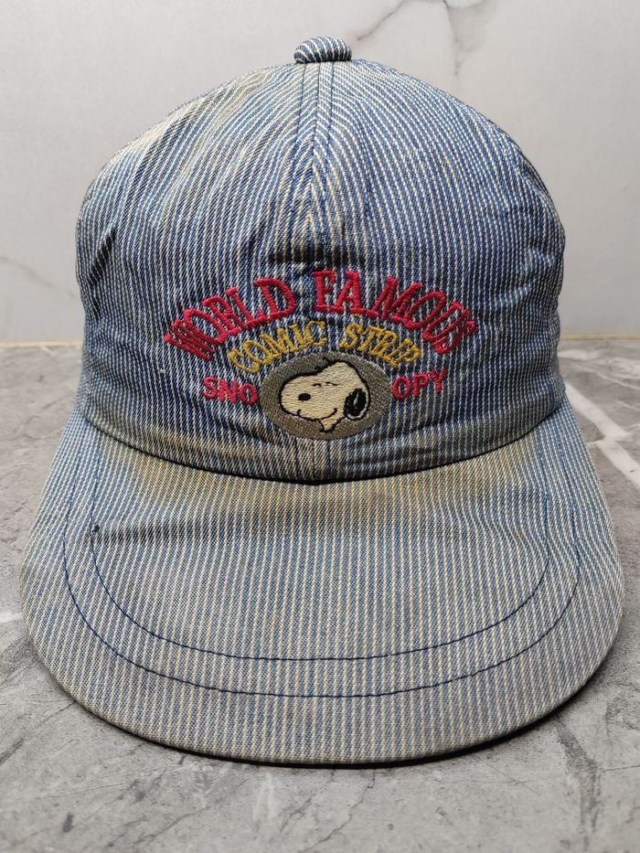 Peanuts Vintage Peanuts Snoopy Hickory Cap Hat Size ONE SIZE - 2 Thumbnail