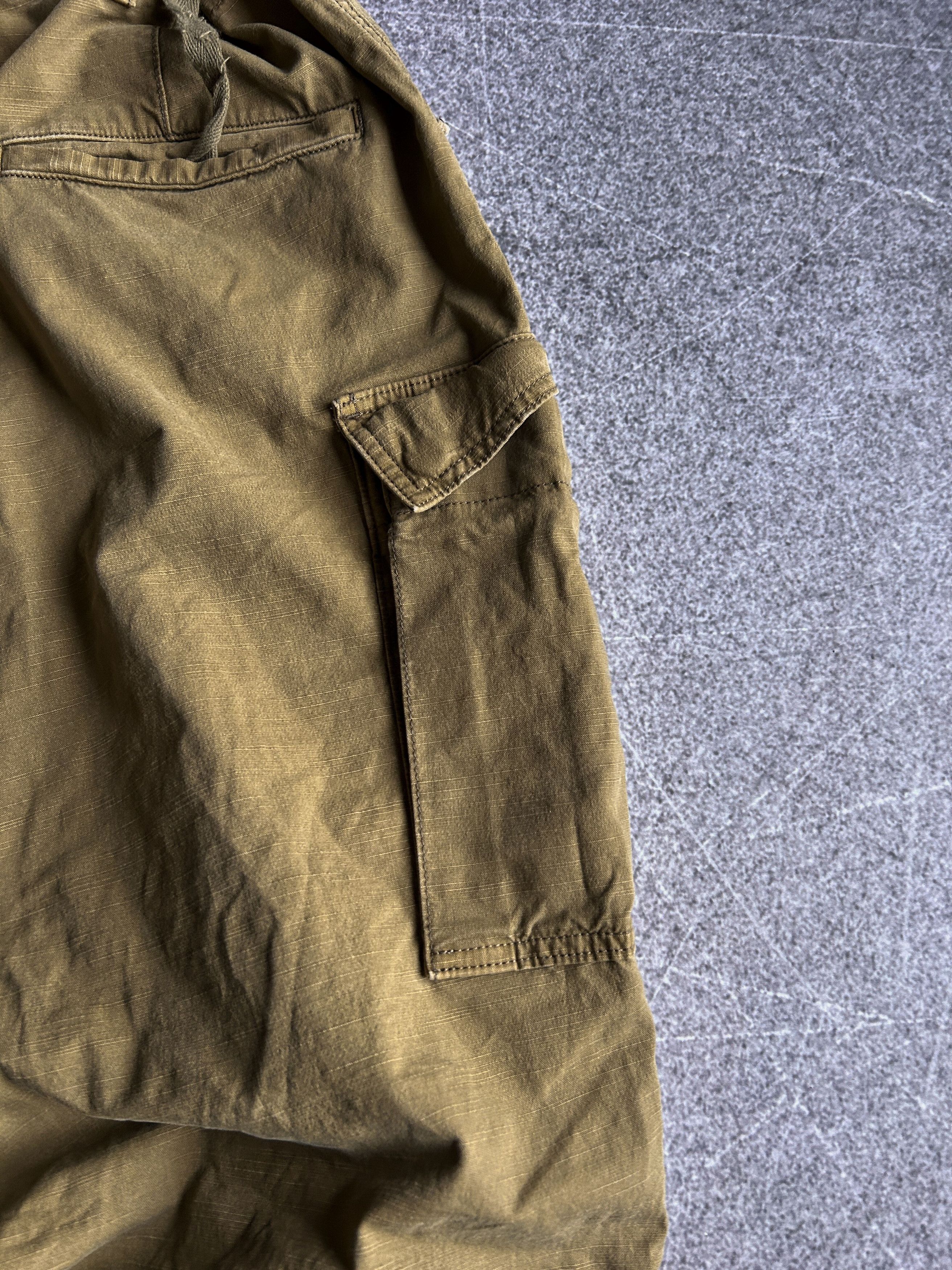 Japanese Brand VTG Rick Owens Junya Watanabe Style Washed Cargo Jeans 90s Size US 34 / EU 50 - 10 Thumbnail