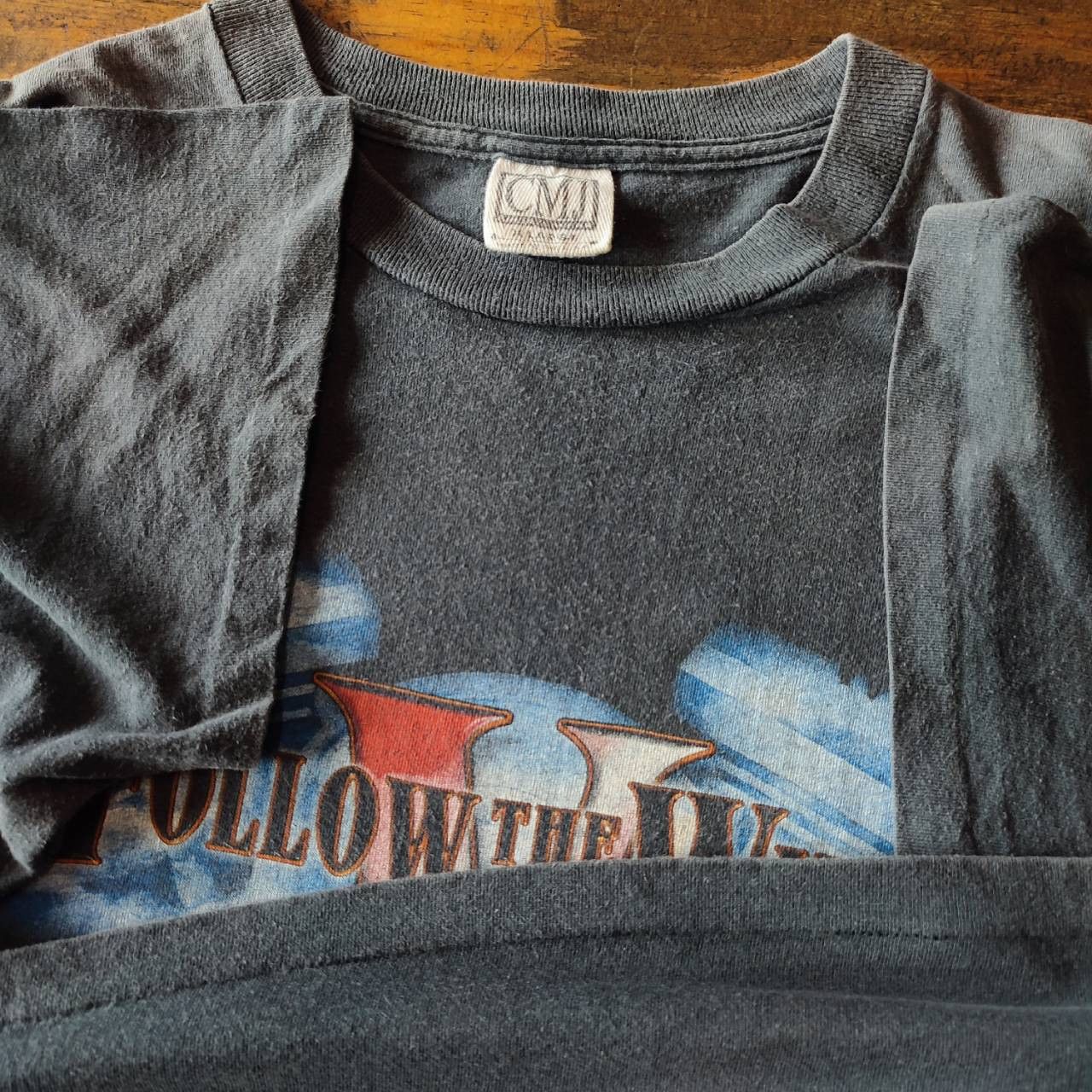 Harley Davidson × Vintage Vintage 1998 "Follow The Wind" T-Shirt Size US XL / EU 56 / 4 - 5 Thumbnail