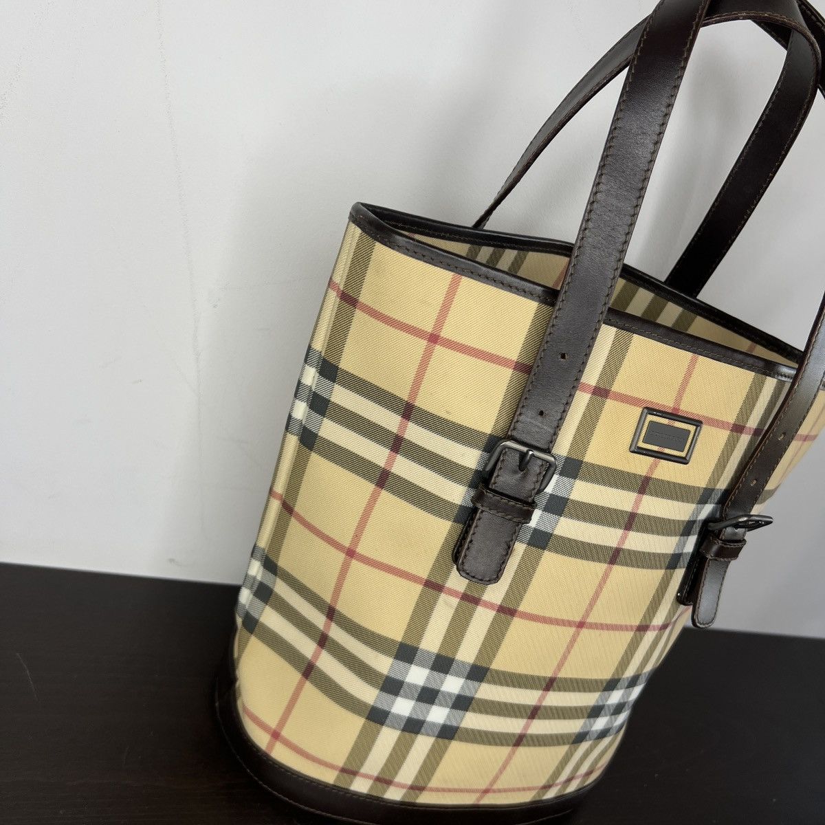 Burberry × Designer × Vintage Auth. Vintage Burberrys Shoulder Bucket bag Size ONE SIZE - 3 Thumbnail